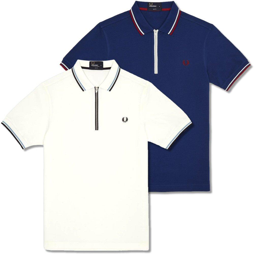 Fred perry store zip up polo